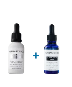 DUO ALPHA NIGHT PEEL + MELA BRIGHT [C+]